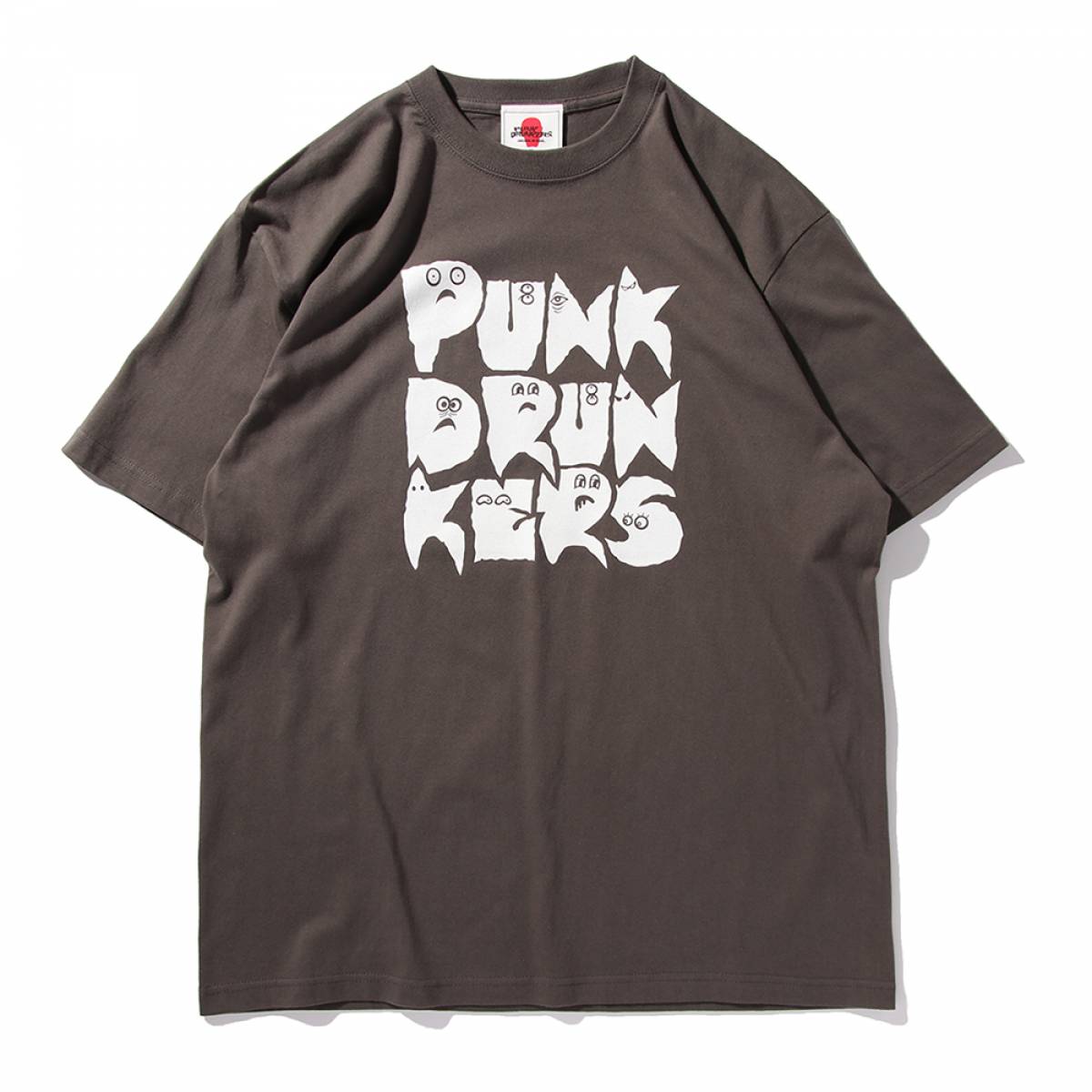 【予約商品】PUNK DRUNKERS (パンクドランカーズ) ロゴ星人TEE - H.BLACK