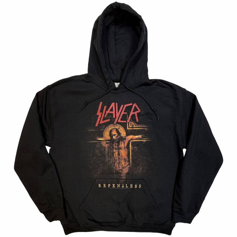 【予約商品】SLAYER Unisex Pullover Hoodie: Repentless Crucifix (Black)