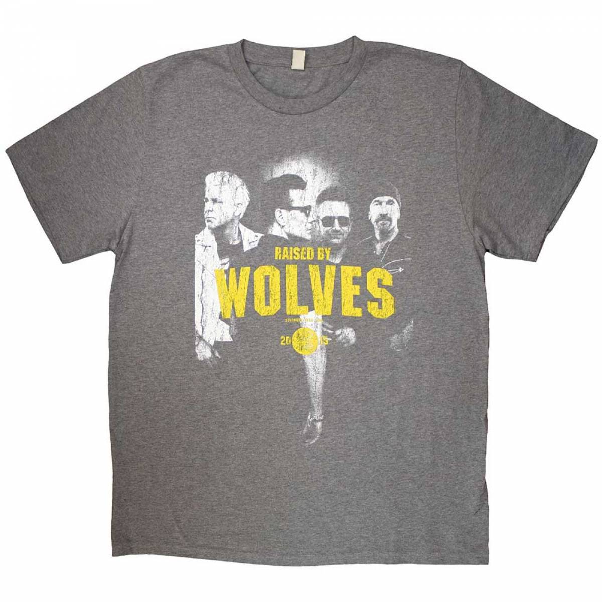 【予約商品】U2 バンドTシャツ ユニセックス: Raised by Wolves (Grey) (Ex-Tour) - GREY