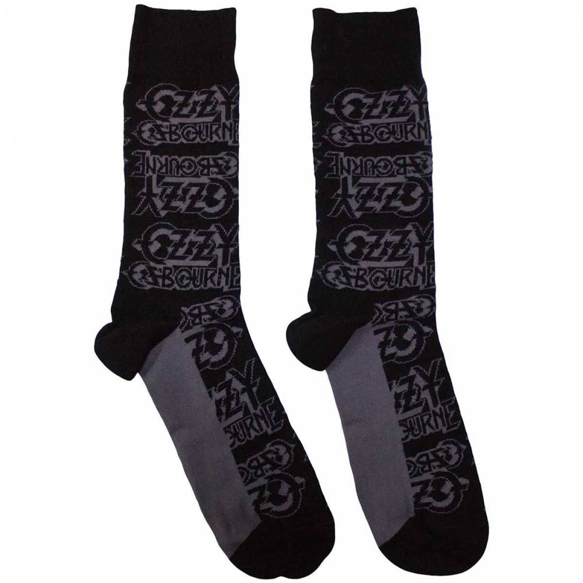 【予約商品】OZZY OSBOURNE Unisex Ankle Socks: Logo Repeat (Black) (UK Size 7 - 11) - BLACK