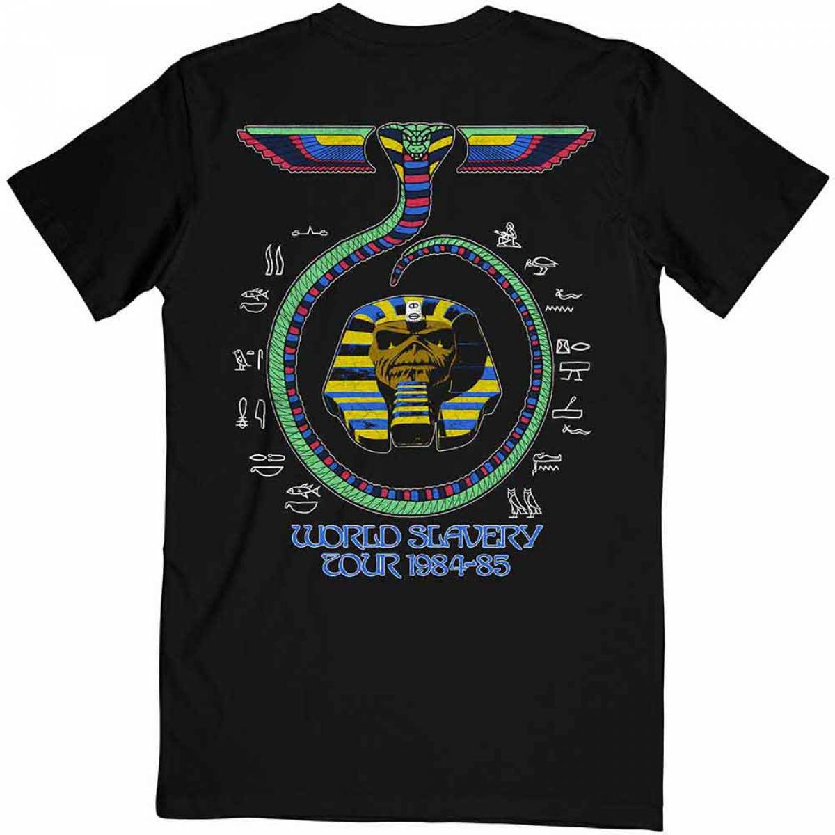IRON MAIDEN ユニセックスTシャツ: World Slavery Tour '84