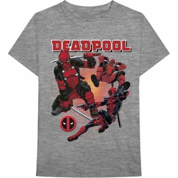 【予約商品】Marvel Comics ユニセックスTシャツ: Deadpool Collage 1