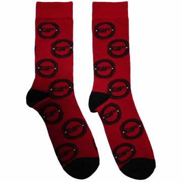 【予約商品】KISS Unisex Ankle Socks: Buzzsaw Logo Pattern (UK Size 6 - 11)