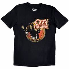 【予約商品】OZZY OSBOURNE バンドTシャツ ユニセックス: Diary of a Mad Man Tour 1982 (Black)