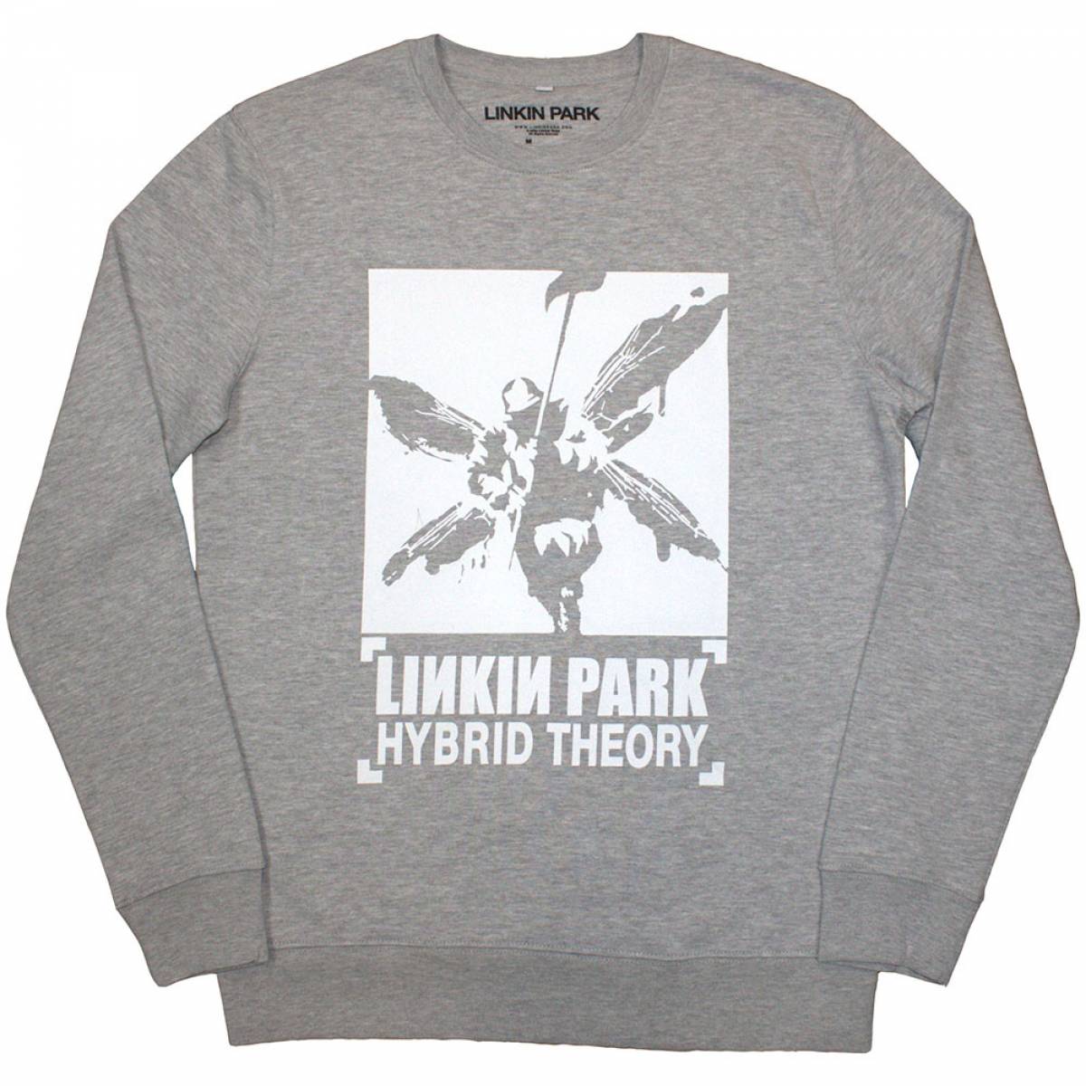 LINKIN PARK Unisex Sweatshirt: Soldier Hybrid Theory - GREY