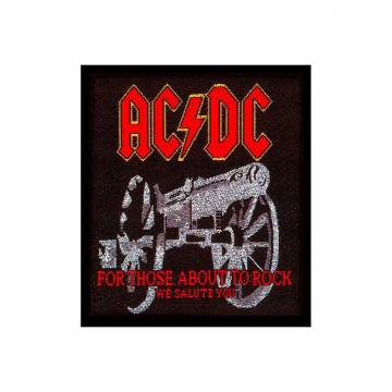 【予約商品】AC/DC Woven Patch: For those about to Rock (Standard)