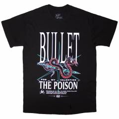 【予約商品】BULLET FOR MY VALENTINE バンドTシャツ ユニセックス: The Poison Snake (Black) - BLACK