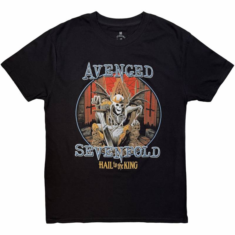 【予約商品】AVENGED SEVENFOLD バンドTシャツ ユニセックス: Deadly Rule (Black)