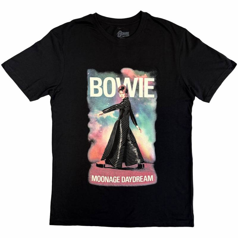 【予約商品】DAVID BOWIE バンドTシャツ ユニセックス: Moonage 11 Fade (Black) (Embellished)