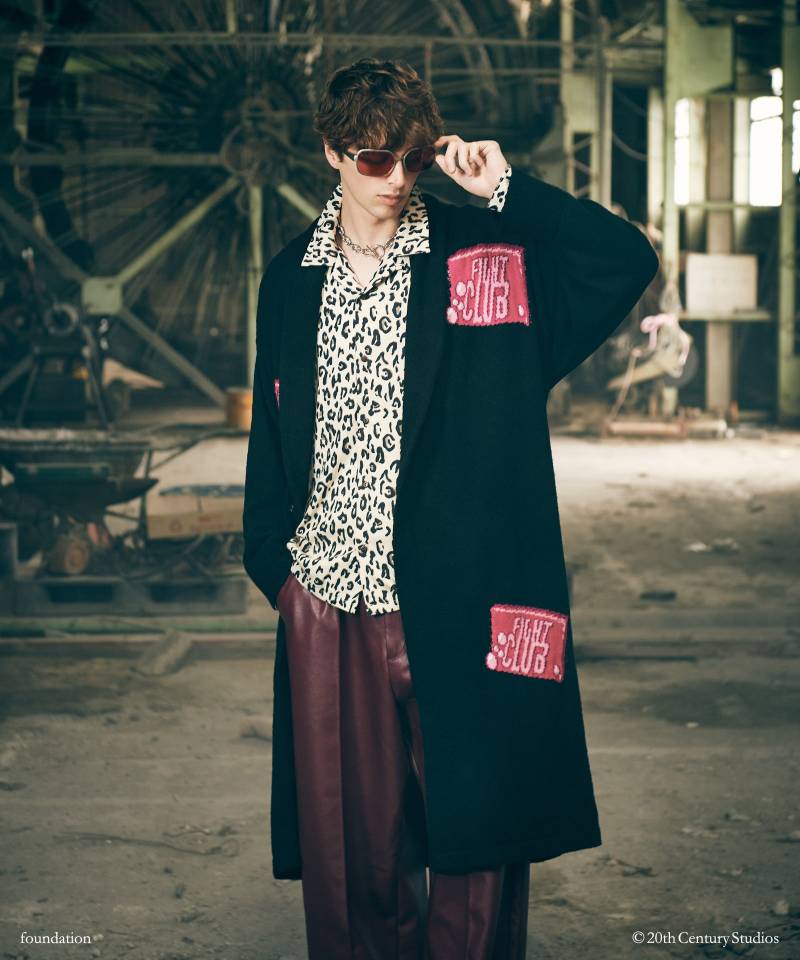 【予約商品】glamb(グラム) FIGHT CLUB/Soap Bathrobe / ファイトクラブ/ソープバスローブ - Black