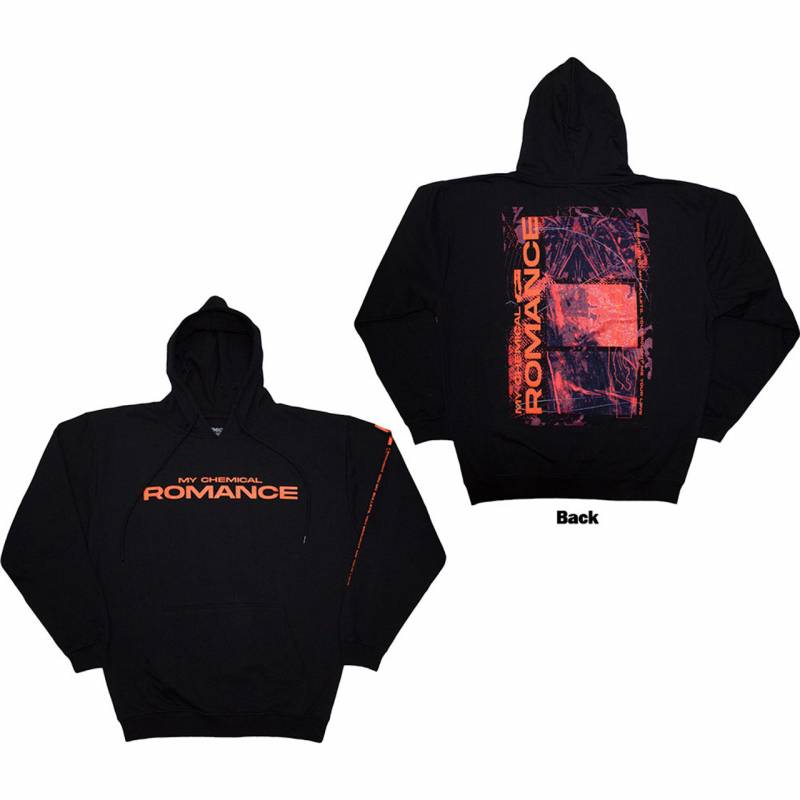 【予約商品】MY CHEMICAL ROMANCE Unisex Pullover Hoodie: Romance Bullets (Black) (Back Print)