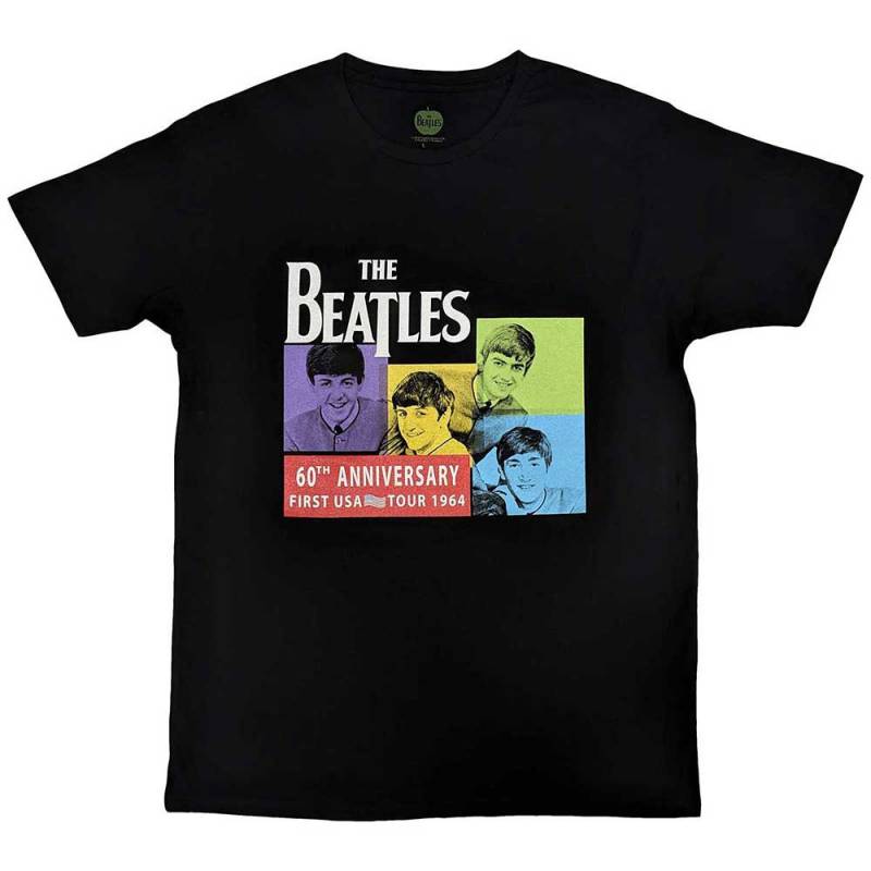 【予約商品】THE BEATLES バンドTシャツ ユニセックス: US 1964 (Black)