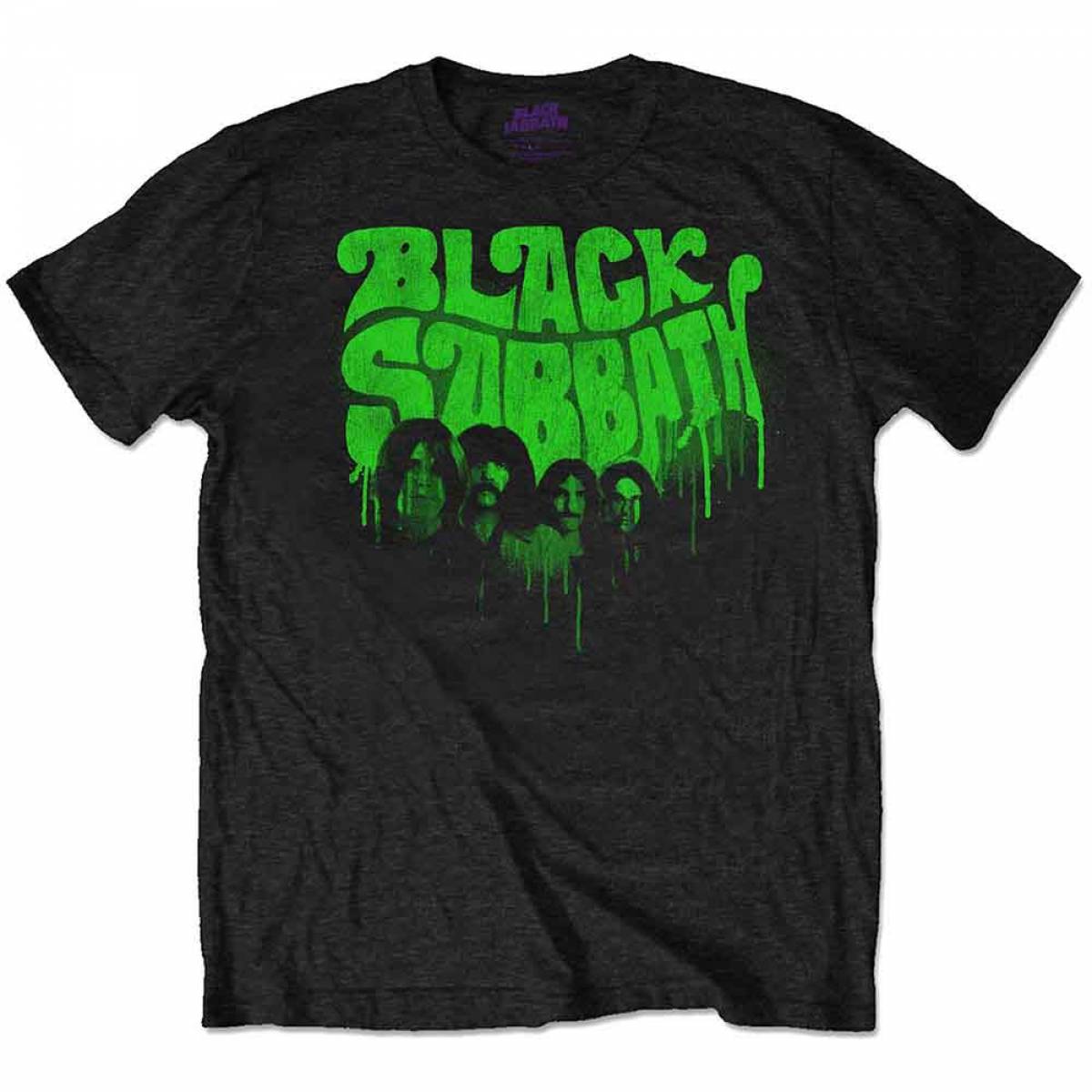 【予約商品】BLACK SABBATH バンドTシャツ ユニセックス: Graffiti - BLACK