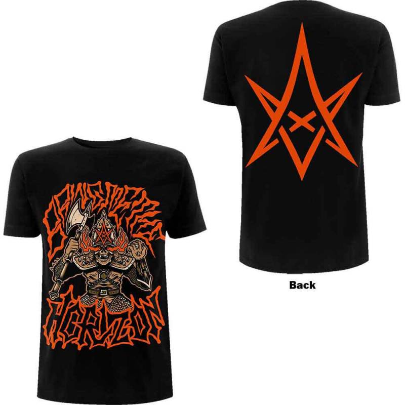 【予約商品】BRING ME THE HORIZON バンドTシャツ ユニセックス: Warrior (Black) (Back Print)