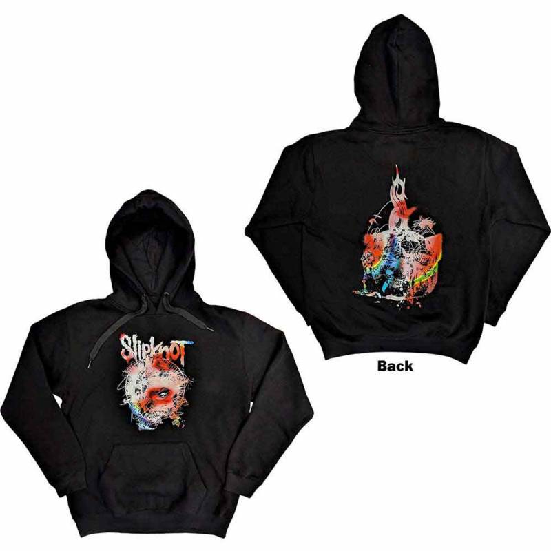 【予約商品】SLIPKNOT Unisex Pullover Hoodie: Death (Black) (Back Print)