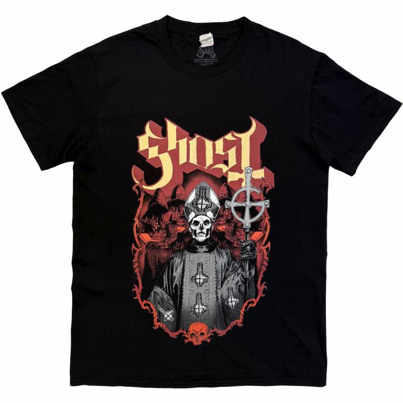 【予約商品】GHOST バンドTシャツ ユニセックス: Procession 2 (Black)