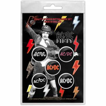 【予約商品】AC/DC Button Badge Pack: Bolt Array