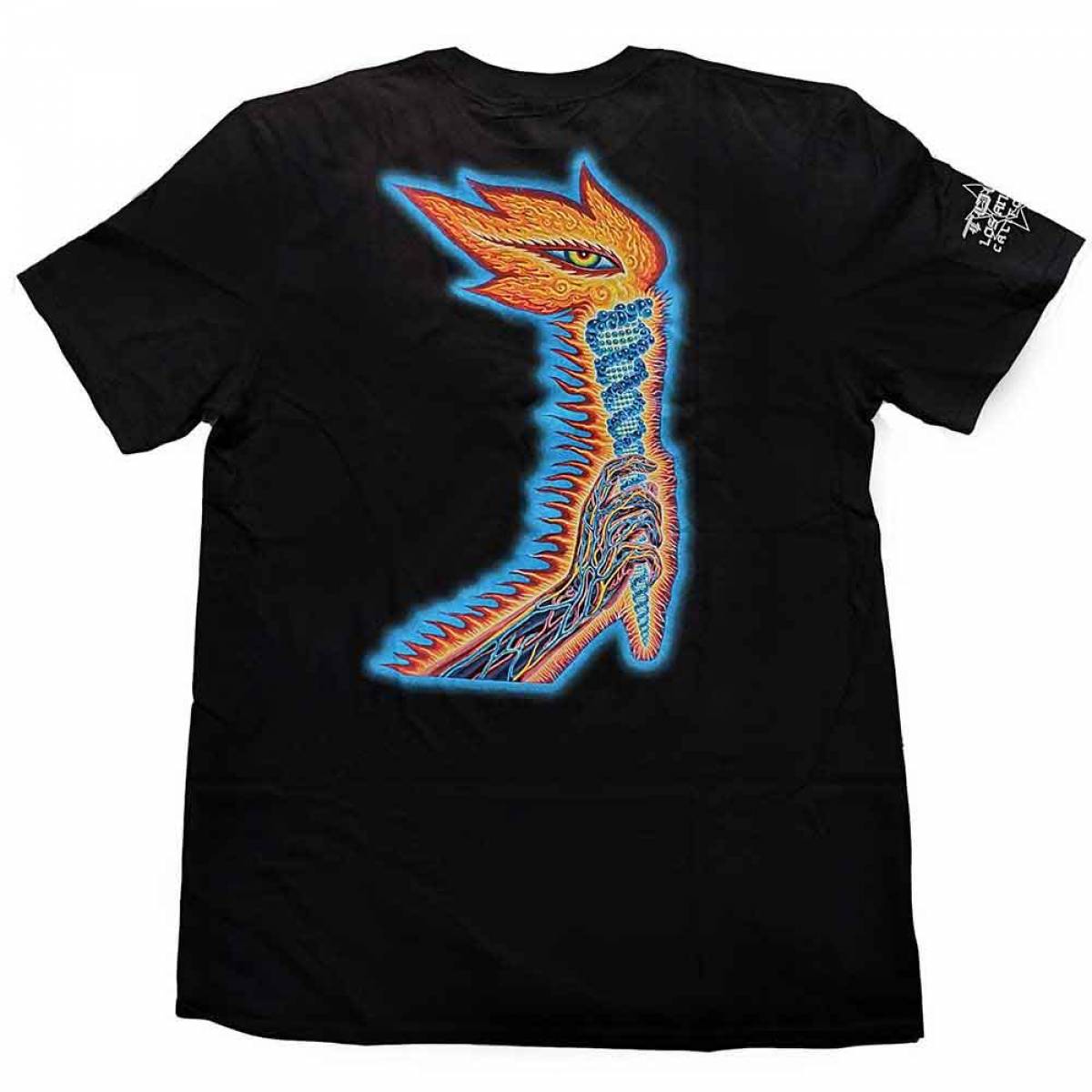 【予約商品】TOOL バンドTシャツ ユニセックス: The Torch (Black) (Back & Sleeve Print) - BLACK