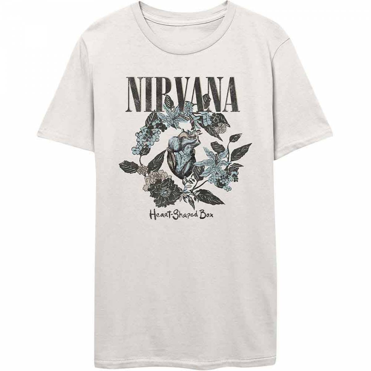 NIRVANA ユニセックスTシャツ: Heart Shape Box