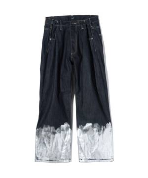 【予約商品】glamb(グラム) GB0424/P12 : Silver Coat Wide Denim / シルバーコートワイドデニム - Indigo
