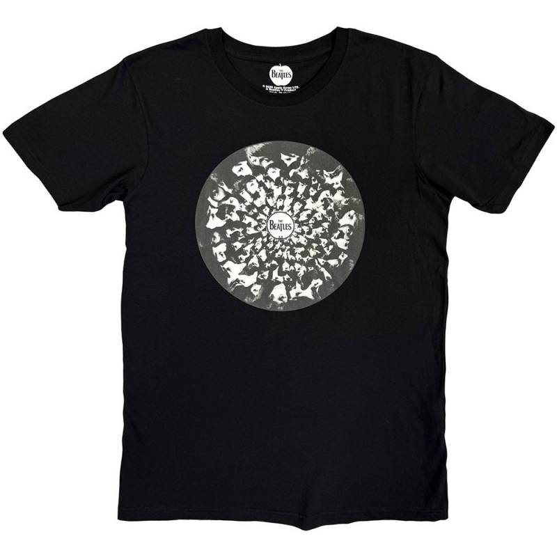 【予約商品】THE BEATLES バンドTシャツ ユニセックス: Revolver Faces (Black)