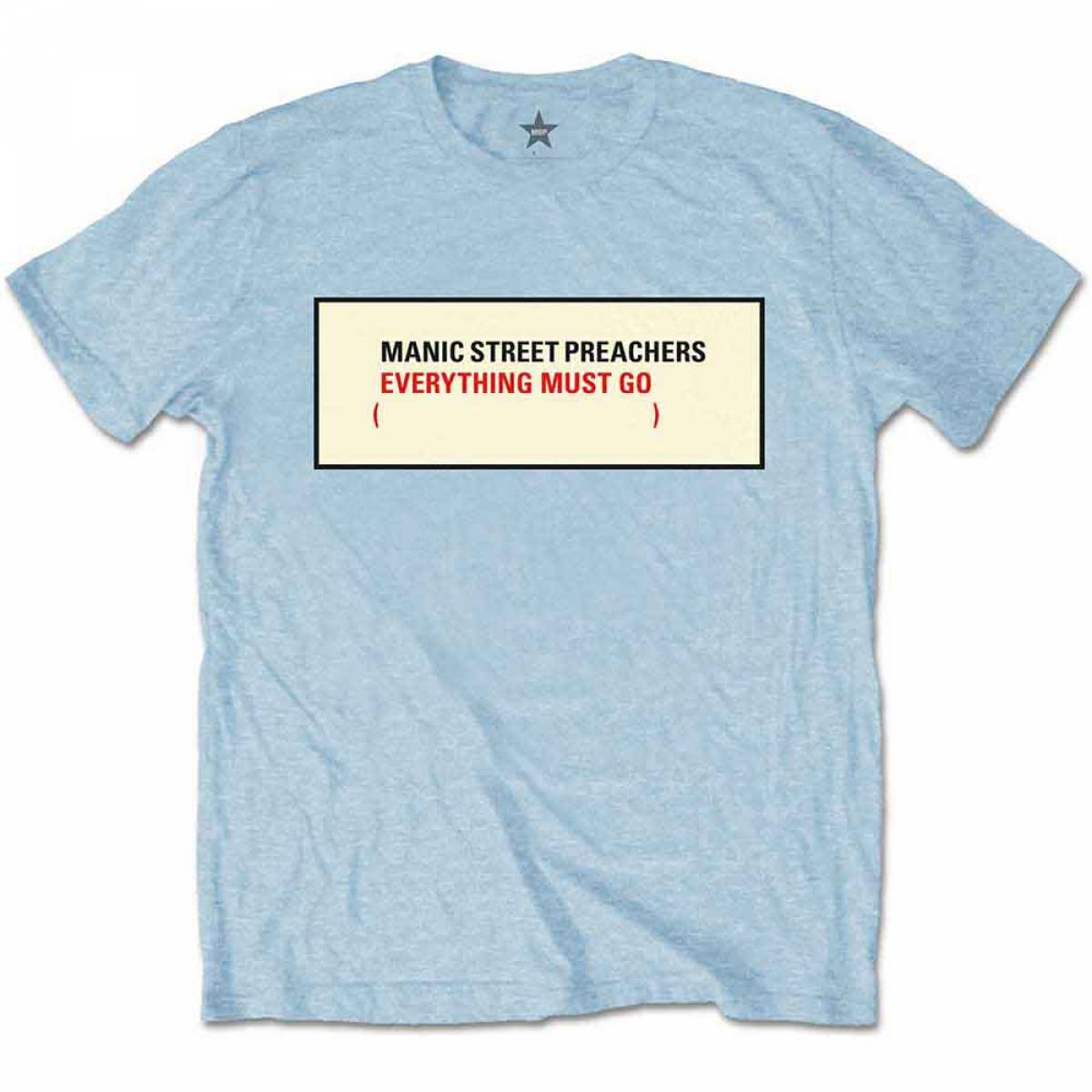 【予約商品】MANIC STREET PREACHERS ユニセックスTシャツ: Everything Must Go