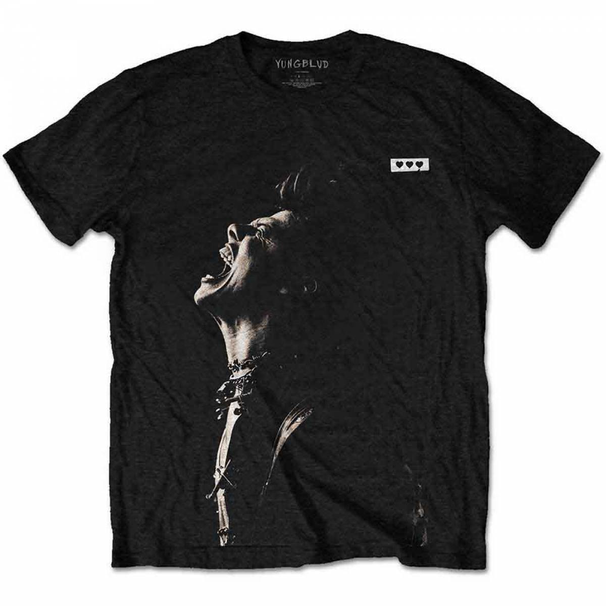 【予約商品】YUNGBLUD バンドTシャツ ユニセックス: Occupy the UK (Black) (Back Print) - BLACK