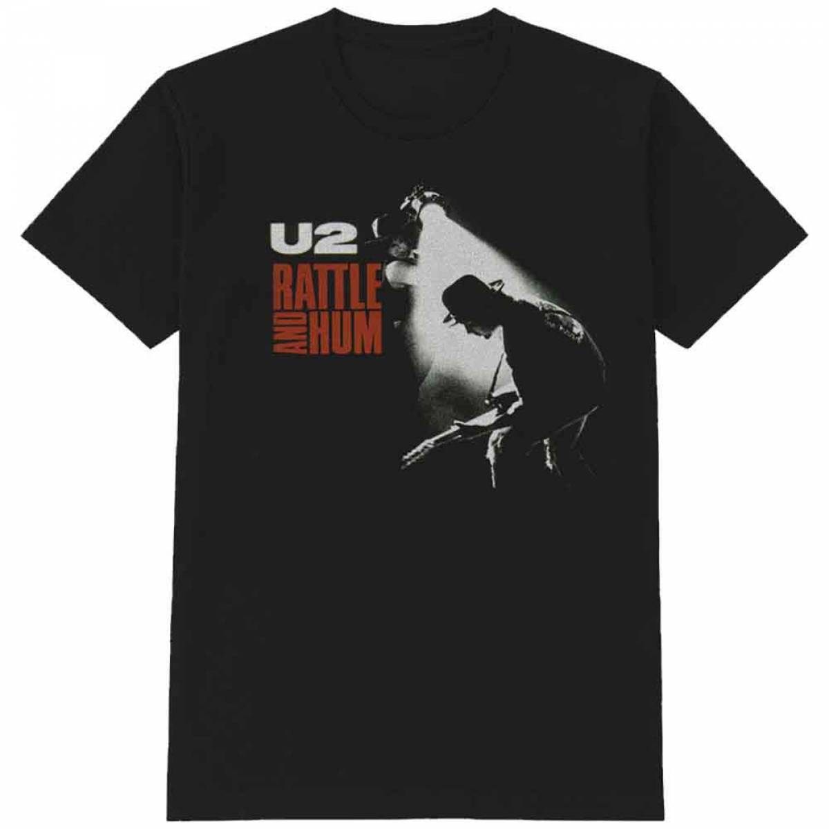【予約商品】U2 バンドTシャツ ユニセックス: Rattle & Hum (Black) - BLACK