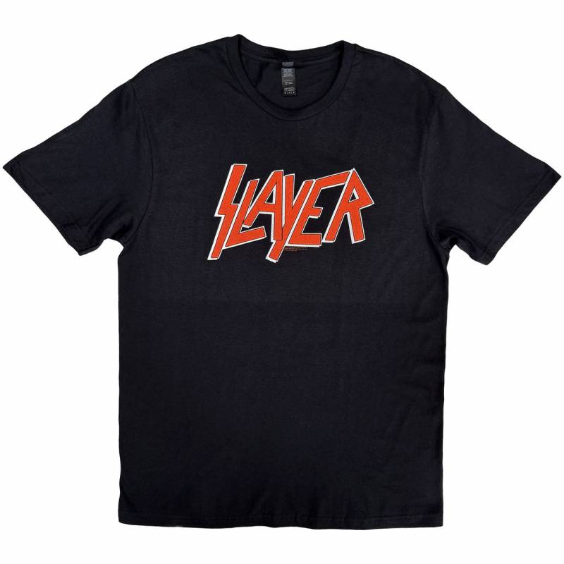 【予約商品】SLAYER バンドTシャツ ユニセックス: Classic Logo (Black)