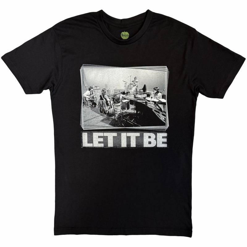 【予約商品】THE BEATLES バンドTシャツ ユニセックス: Let It Be Studio (Black)