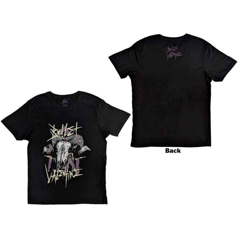 【予約商品】BULLET FOR MY VALENTINE バンドTシャツ ユニセックス: Ram (Black) (Back Print) - BLACK