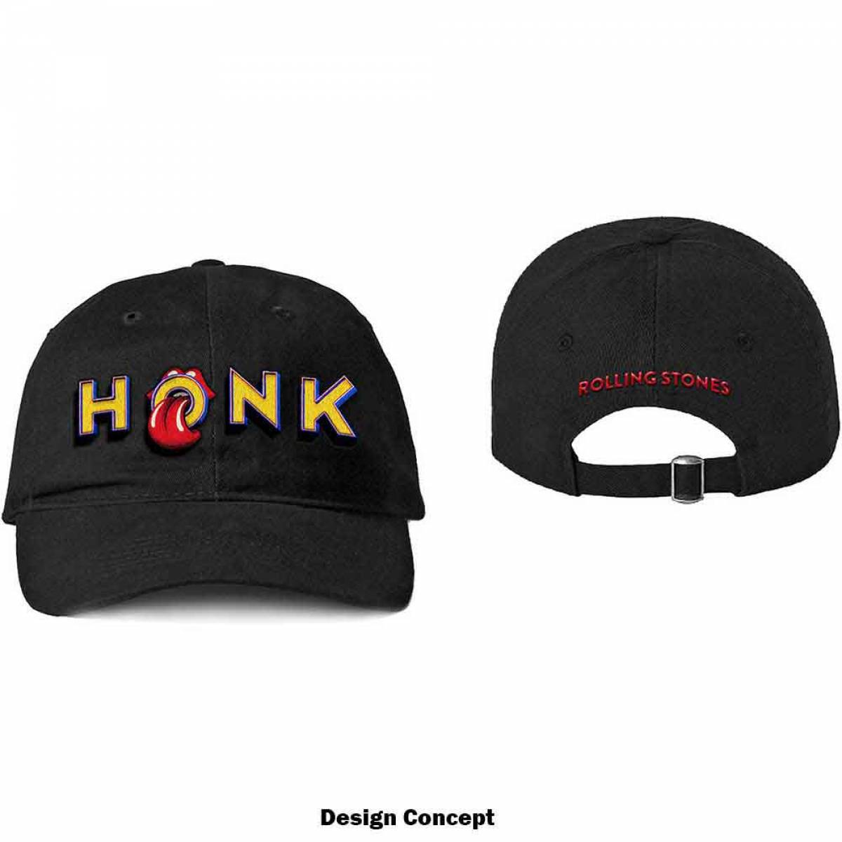 【予約商品】THE ROLLING STONES Unisex Baseball Cap: Honk (Black) - BLACK