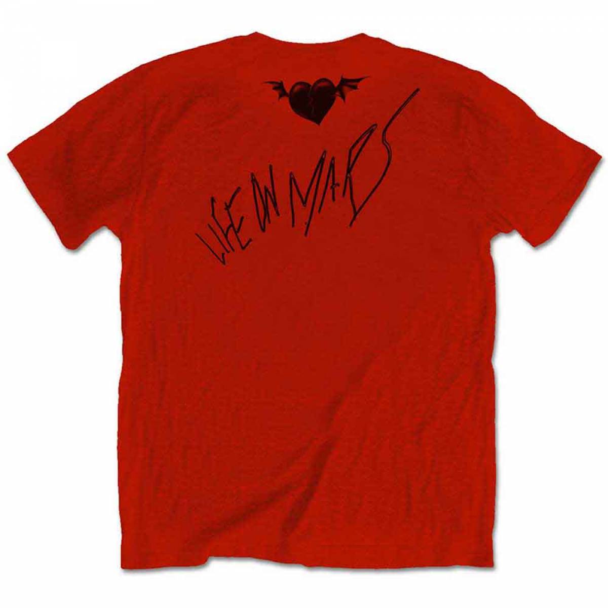 予約商品】YUNGBLUD バンドTシャツ ユニセックス: Life on Mars (Back Print) - RED / ロックファッション / バンドTシャツ のGEKIROCK CLOTHING 予約商品】YUNGBLUD バンドTシャツ ユニセックス: Life on Mars (Back Print) - RED / ロックファッション / バンドTシャツ のGEKIROCK CLOTHING