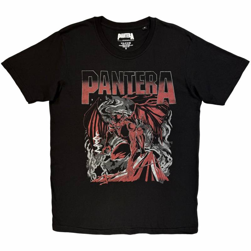 【予約商品】PANTERA バンドTシャツ ユニセックス: Devil (Black)