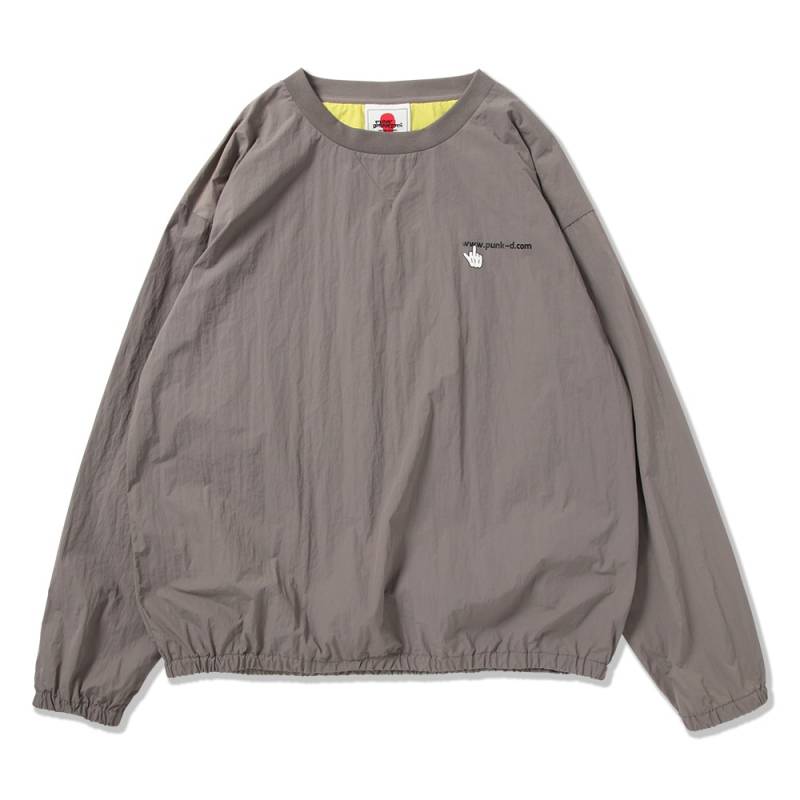 【予約商品】PUNK DRUNKERS (パンク・ドランカーズ) PDSナイロンプルオーバー - GRAY