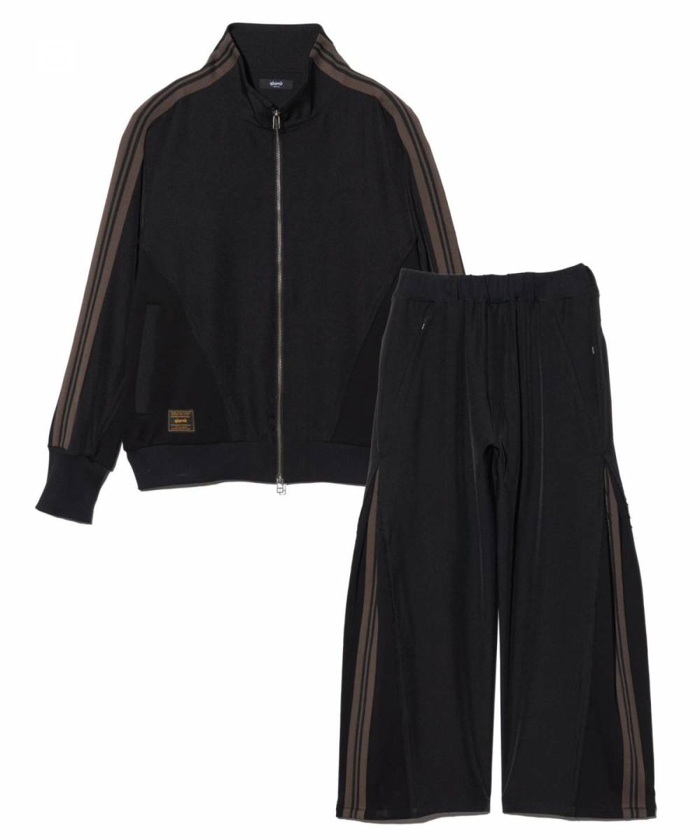 【予約商品】glamb(グラム)GB0325/ST02 : Overflow Sweat Set Up / オーバーフロウスウェットセットアップ - Black