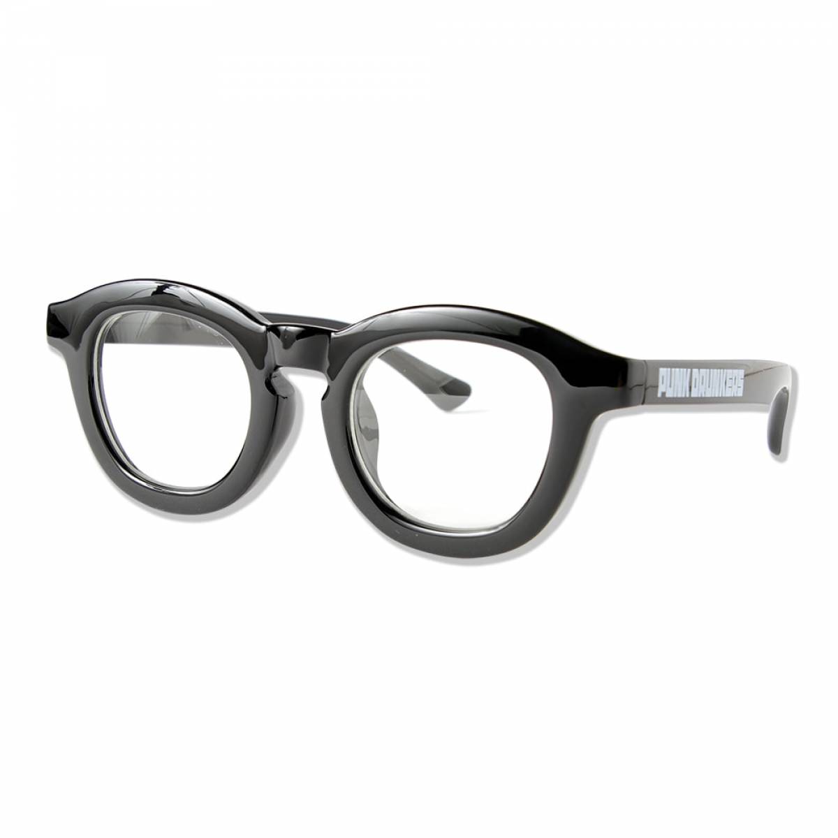 【予約商品】PUNK DRUNKERS (パンクドランカーズ) 太いめがね'25AW - BLACK