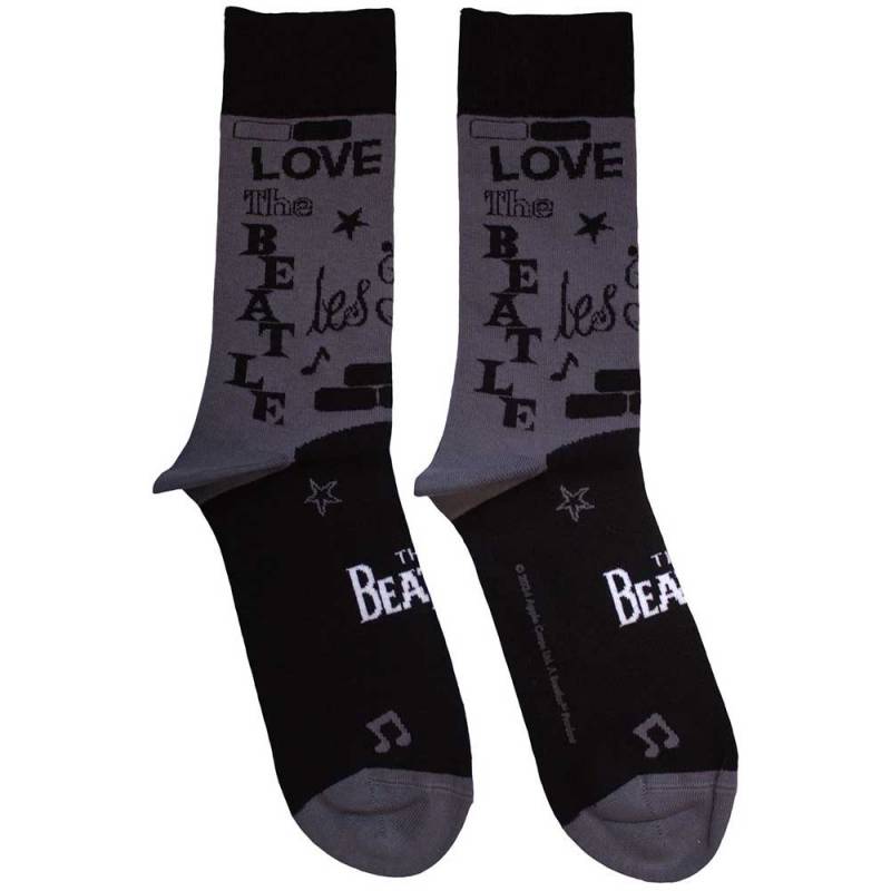 【予約商品】THE BEATLES Unisex Ankle Socks: Cavern (Charcoal Grey)