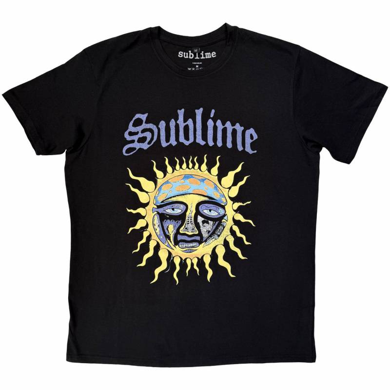 【予約商品】SUBLIME Unisex Premium Carbon バンドTシャツ: Sun Logo (Black)