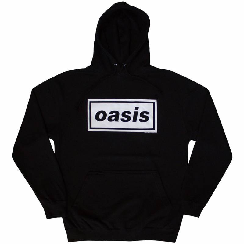 【予約商品】OASIS Unisex Pullover Hoodie: Decca Logo (Black)