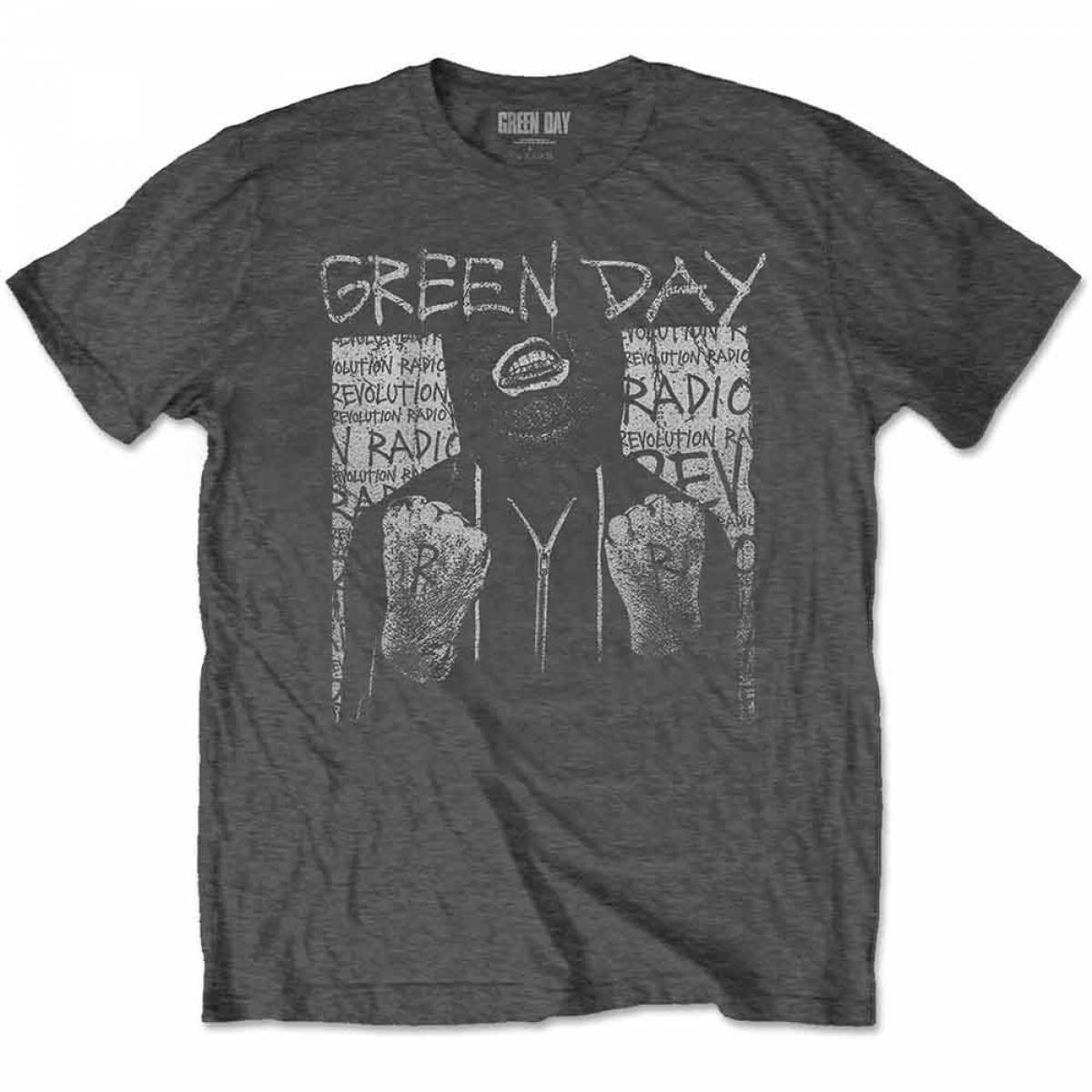 【予約商品】GREEN DAY バンドTシャツ ユニセックス: Ski Mask - CHARCOAL GREY