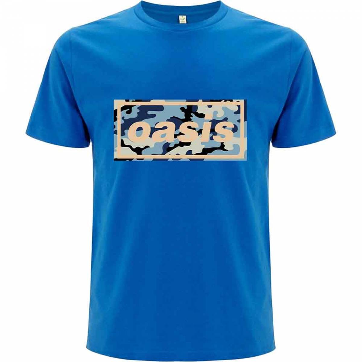 【予約商品】OASIS ユニセックスTシャツ: Camo Logo