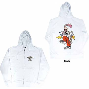 【予約商品】BLINK-182 Unisex Zipped Hoodie: Roger Rabbit (Back Print)