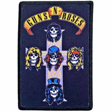 【予約商品】GUNS N' ROSES Printed Patch: Nightrain Cross (Standard Size)