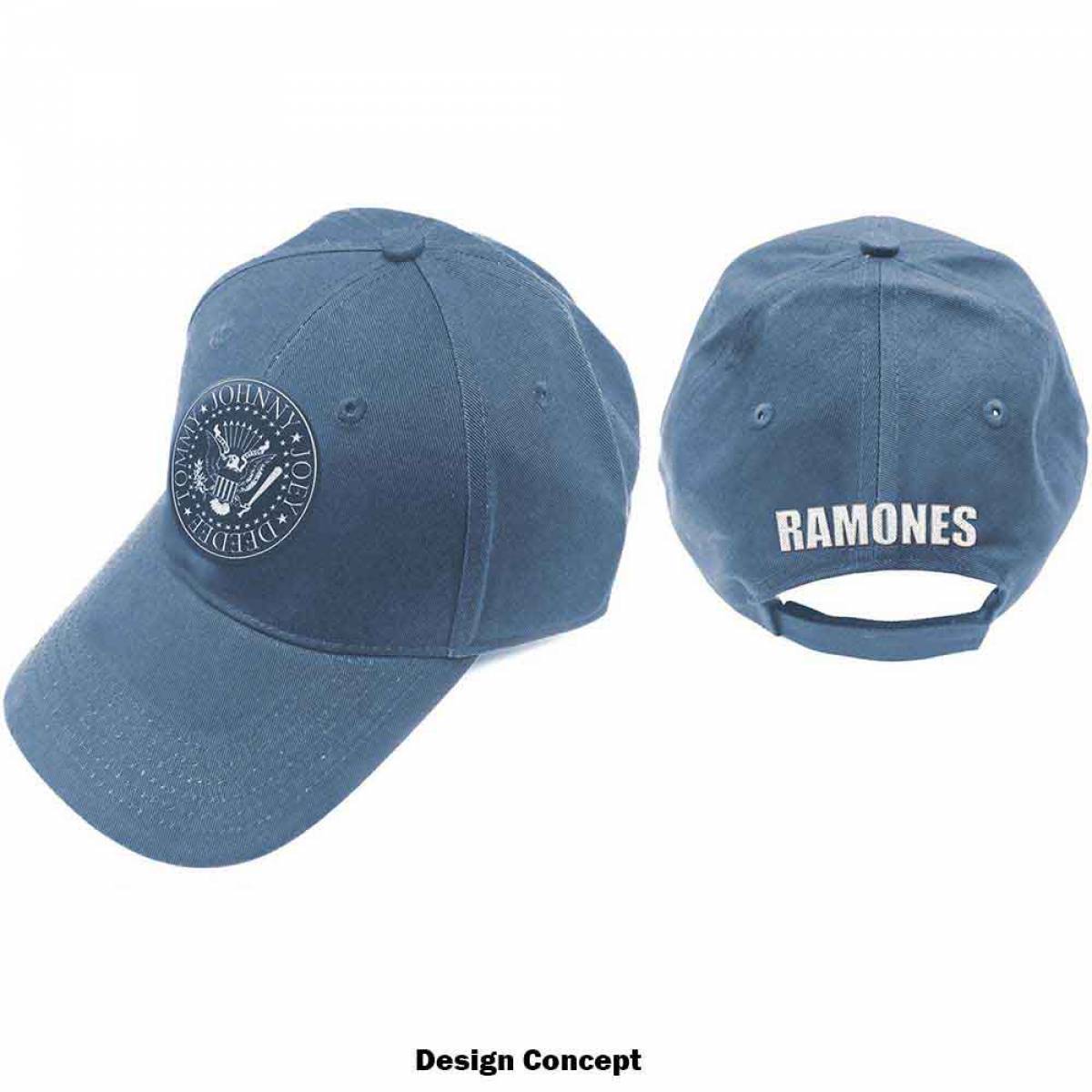 【予約商品】RAMONES Unisex Baseball Cap: Presidential Seal (Denim Blue) - DENIM BLUE