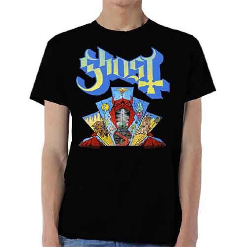 【予約商品】GHOST バンドTシャツ ユニセックス: Devil Window (Black)