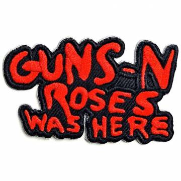 【予約商品】GUNS N' ROSES Woven Patch: Cut Out Was Here (Standard)