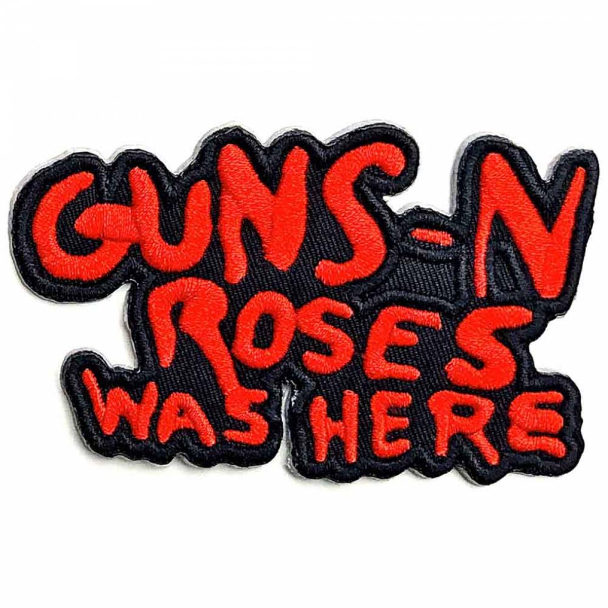 【予約商品】GUNS N' ROSES Standard Woven Patch: Cut Out Was Here