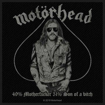 【予約商品】MOTORHEAD Woven Patch: 49% Motherfucker (Standard)