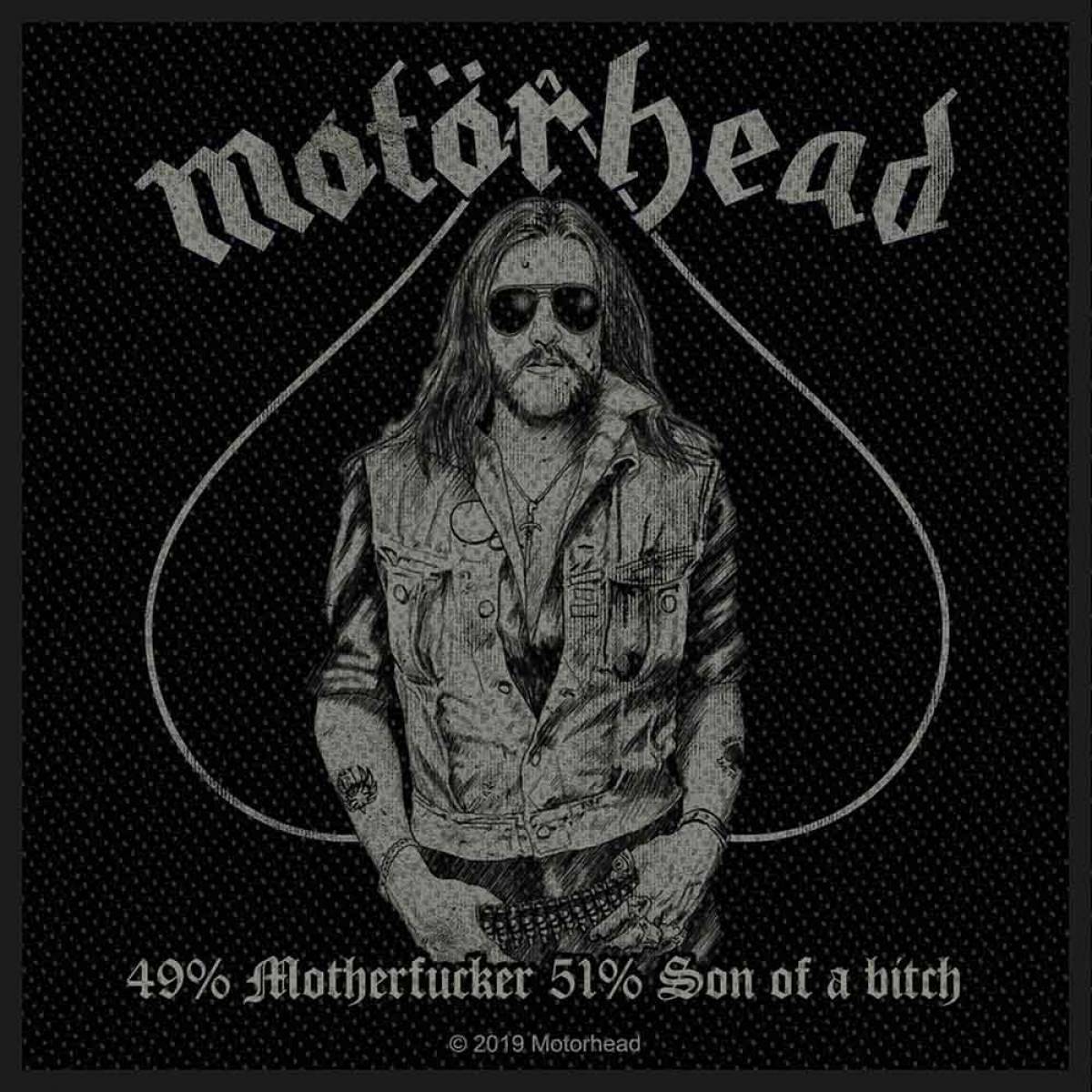 【予約商品】MOTORHEAD Woven Patch: 49% Motherfucker (Standard)